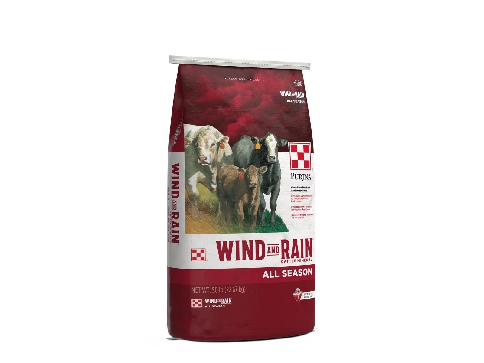 Purina Wind & Rain All Season 7 Complete Beef Cattle Min AV4  50 lb.