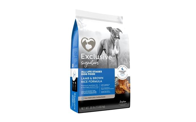 content/products/Exclusive Signature All Life Stages Dog Lamb & Brown Rice Formula Comfort Care Dog Food 30 lb.