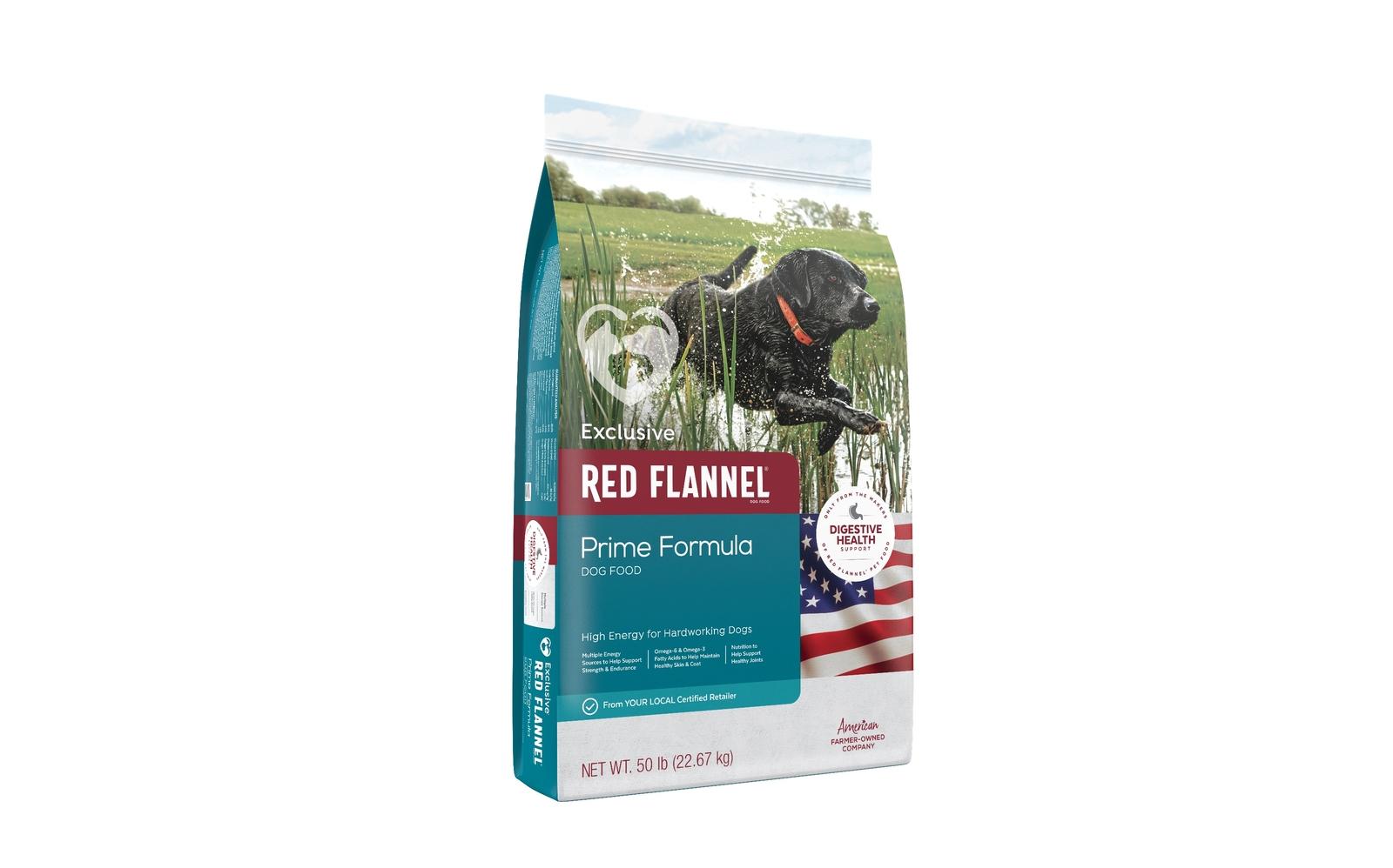 Red Flannel Prime Formula All Life Stages Dog Food 50 lb.