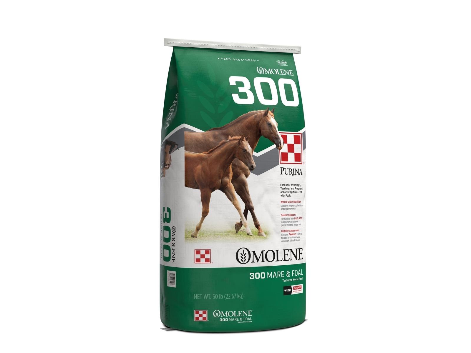 Purina Omolene #300 Growth Horse Feed 50 lb.