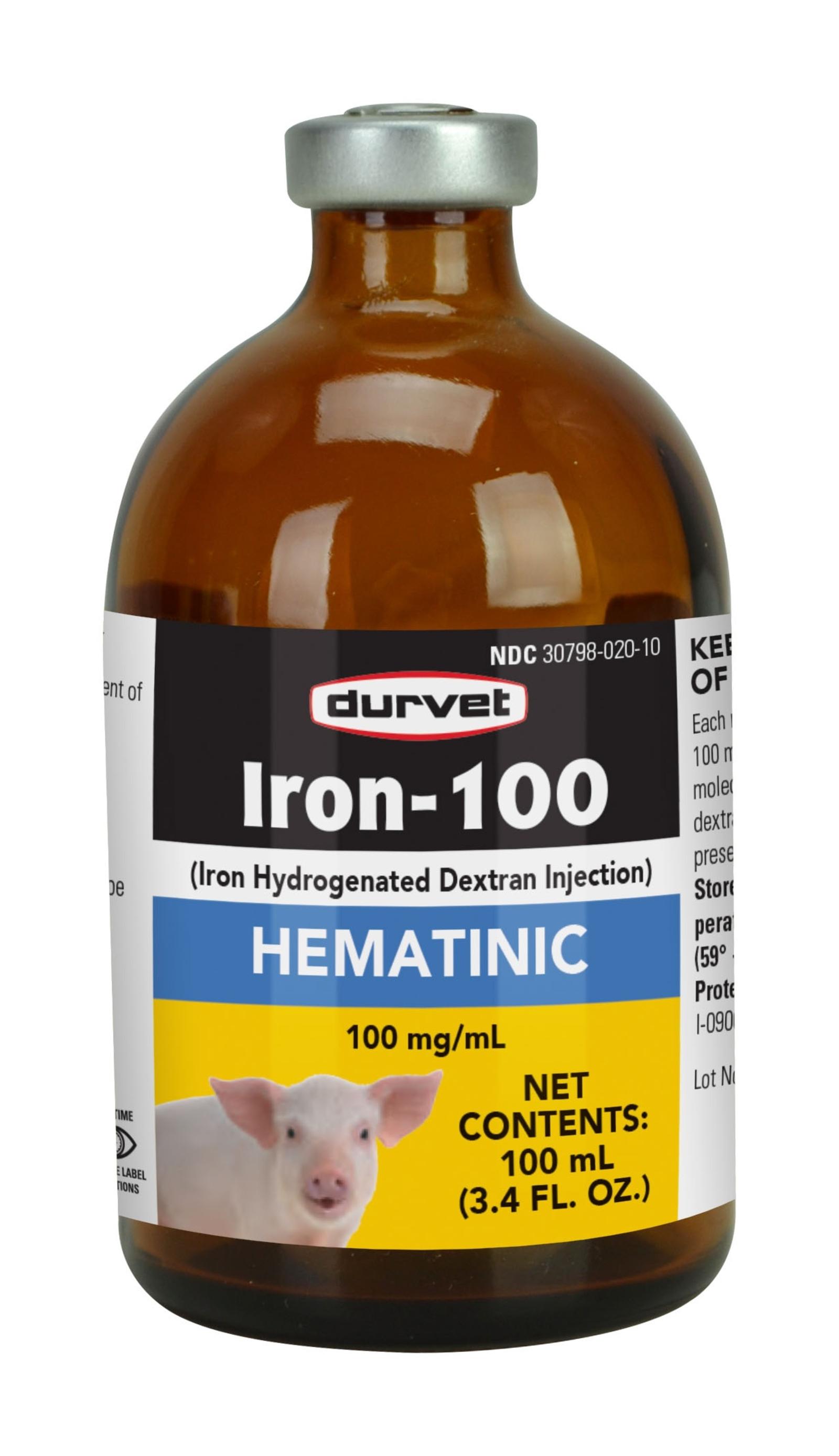 iron 100 injectable durvet