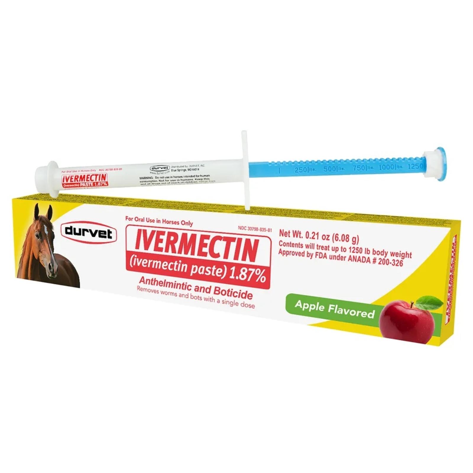 ivermectin equine paste durvet