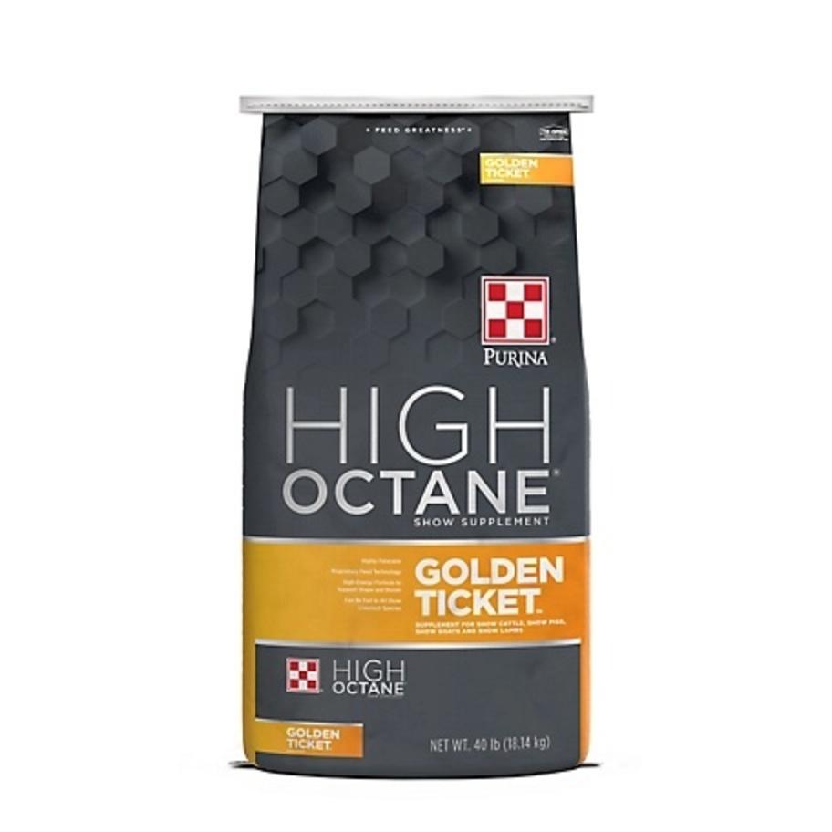 Purina High Octane Golden Ticket 40 lb. front