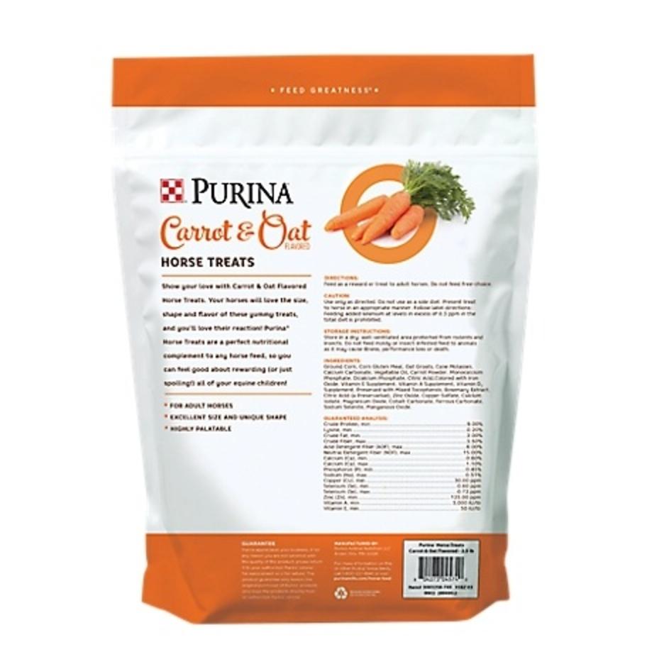 Purina Horse Treats Carrot and Oat Flavored 2.5 lb. back 