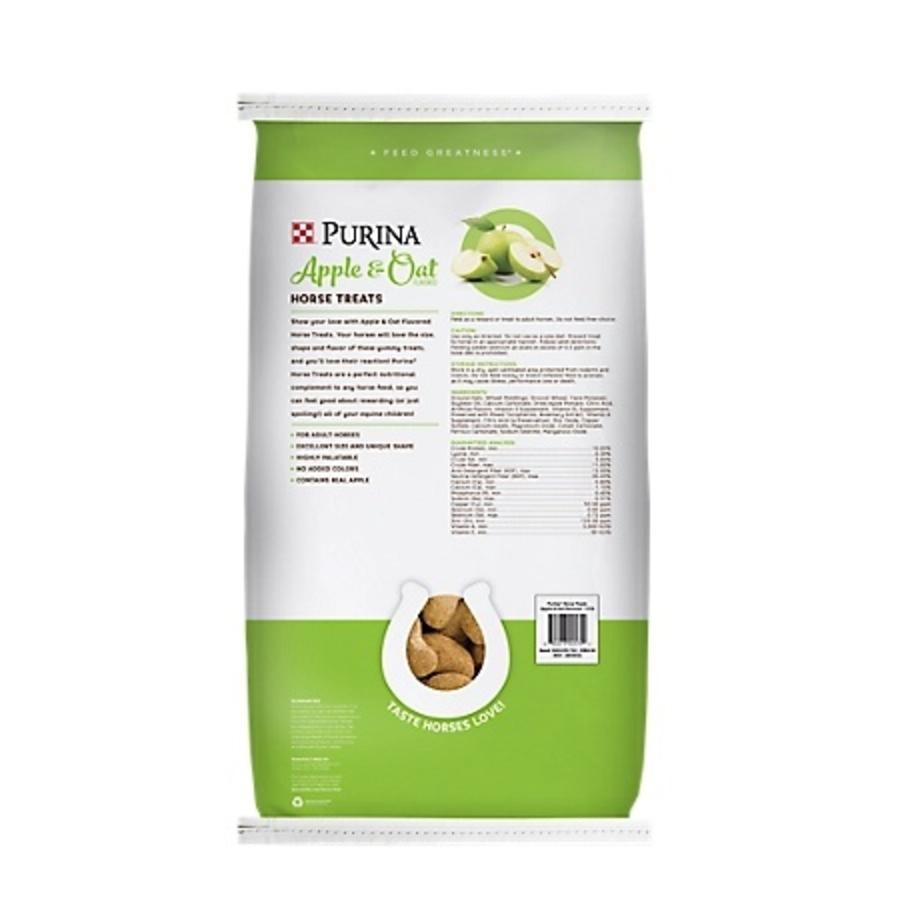 Purina Horse Treats Apple and Oat-Flavored 15 lb. back