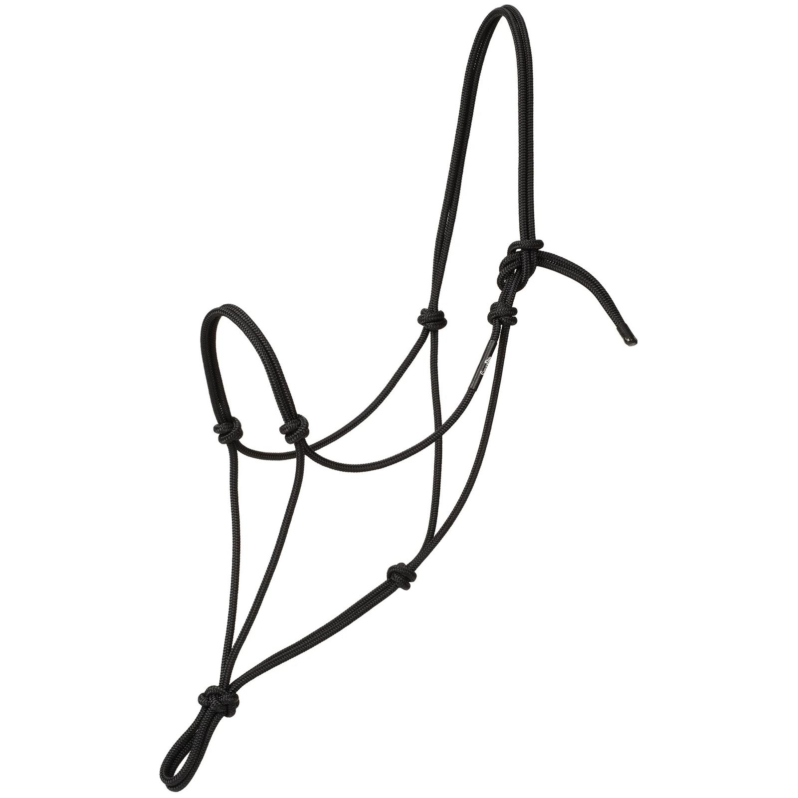 ROPE HALTER ST AVERAGE BLACK