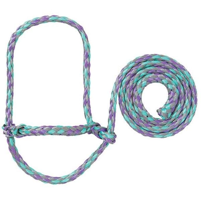 content/products/Weaver Leather Poly Rope Sheep Halter Gray Lav Mint