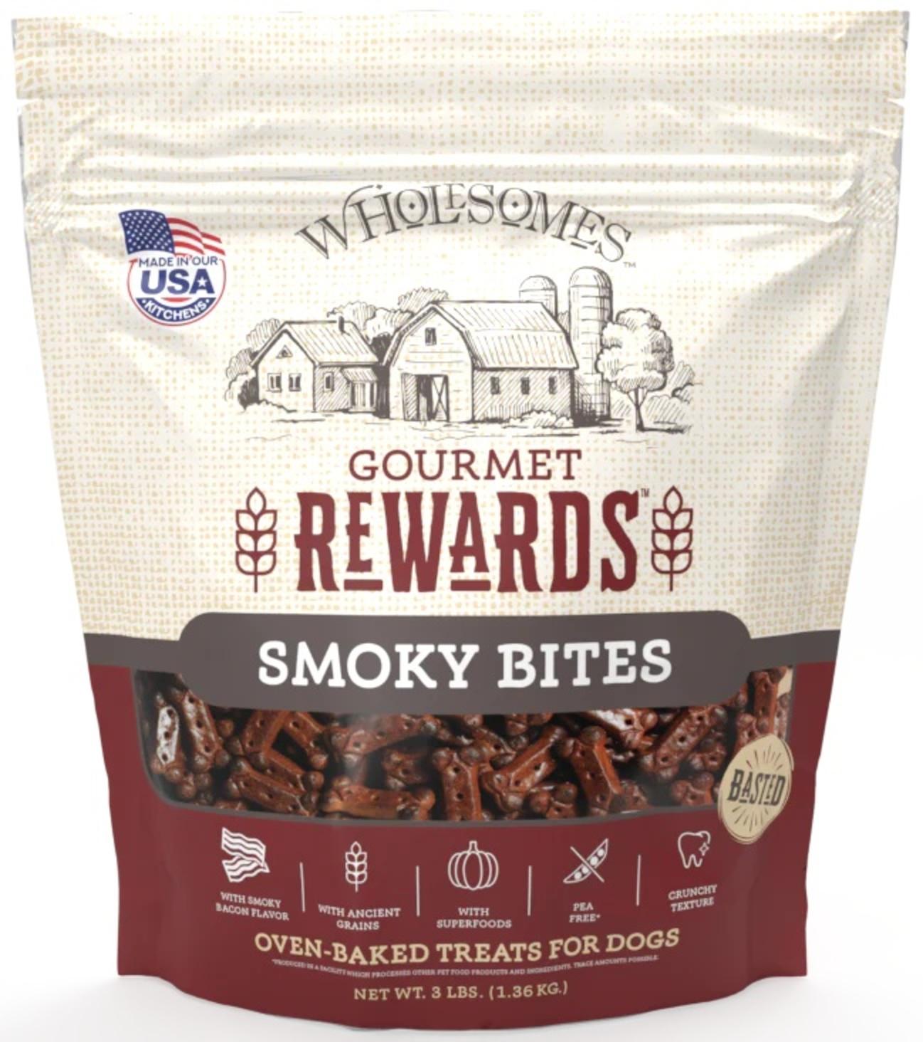 Wholesomes Smoky Bites front