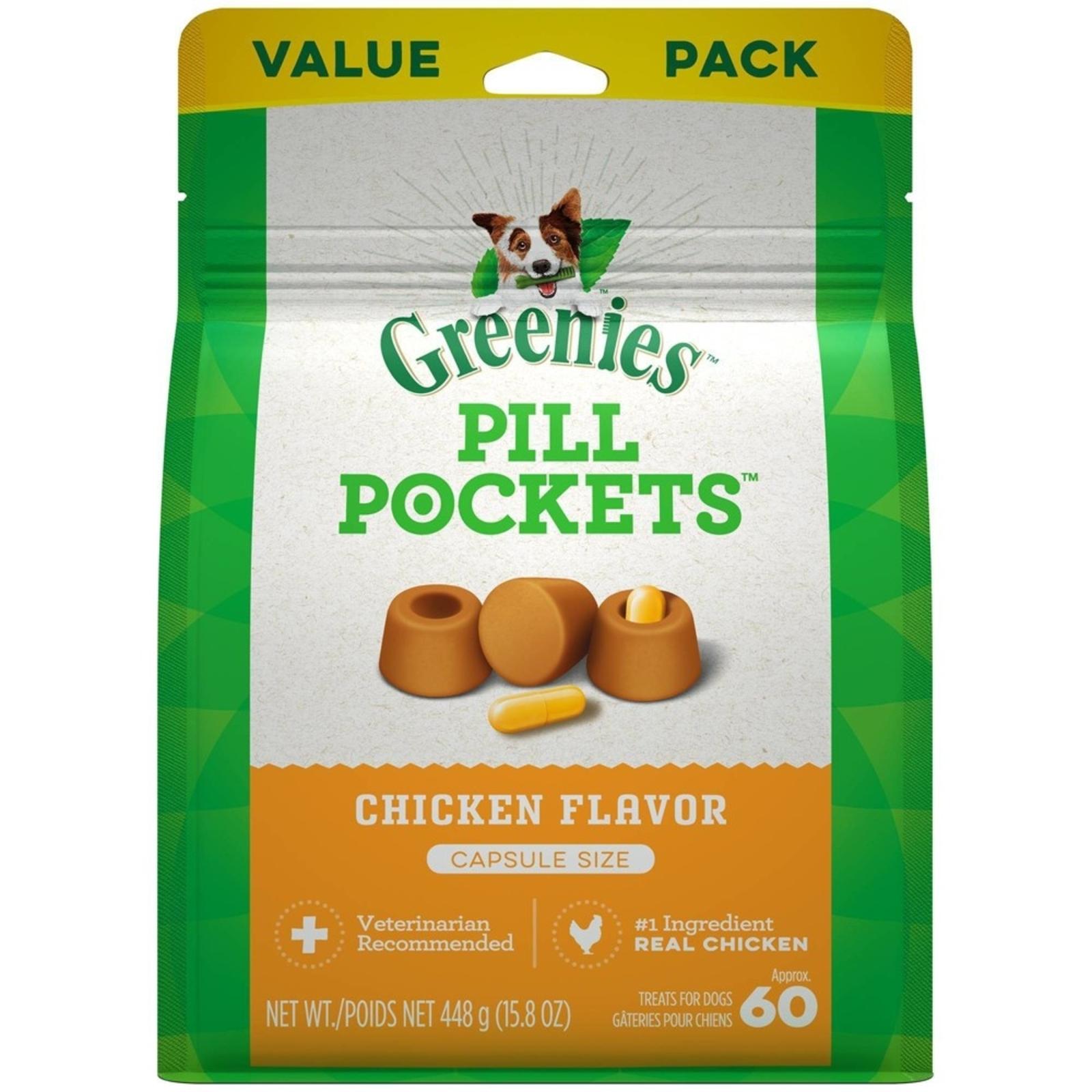 greenies pill pockets chicken 15.8 oz