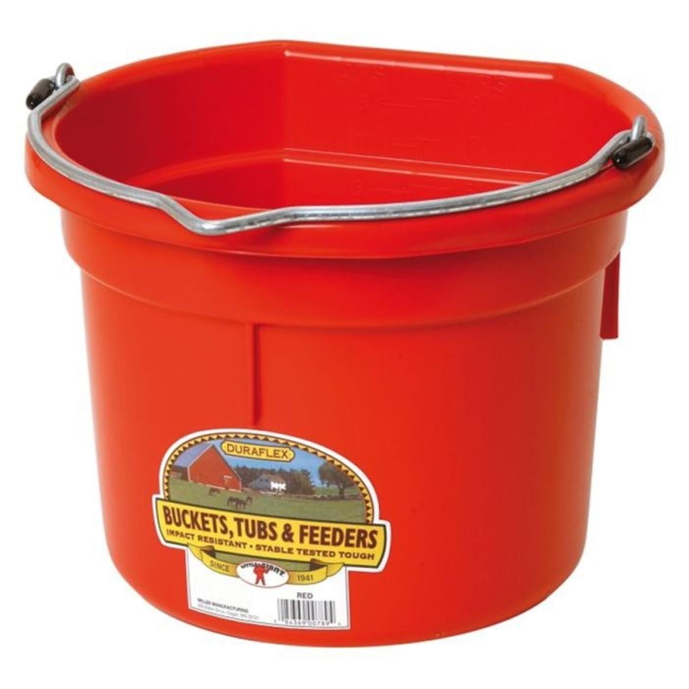 duraflex_plastic_flatback_bucket_20_quart_red_