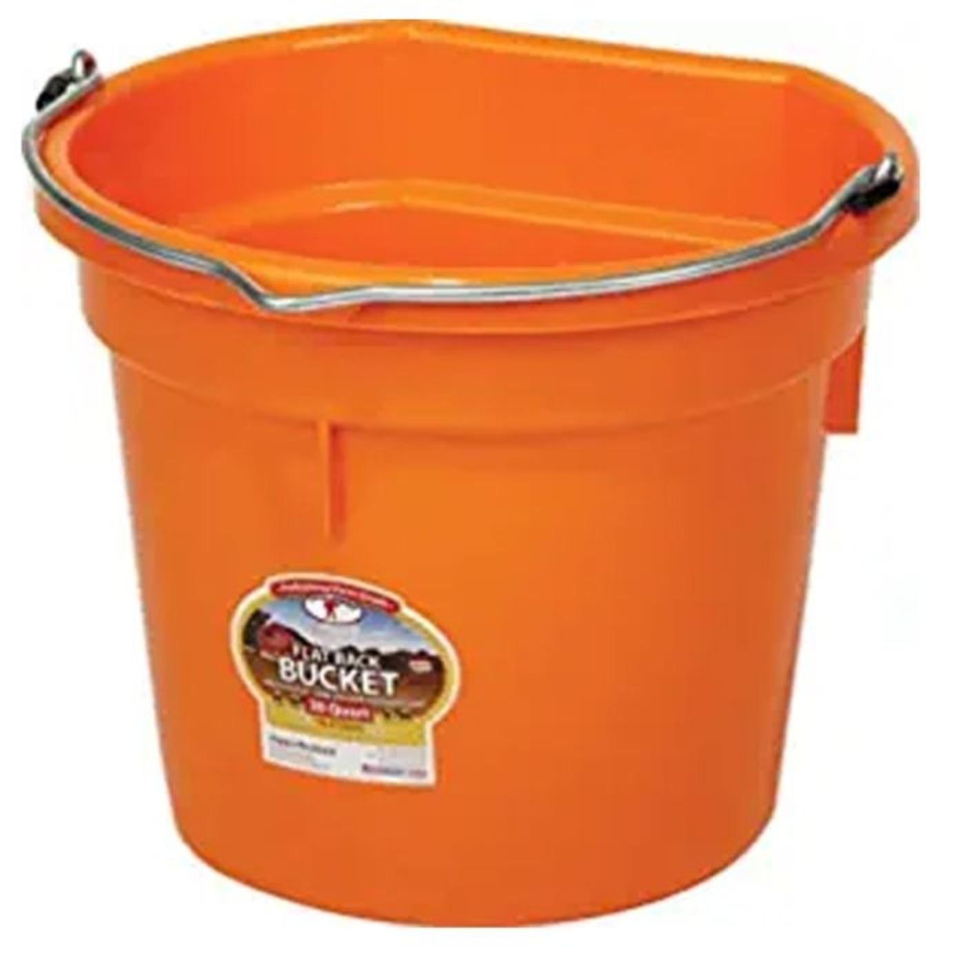 duraflex_plastic_flatback_bucket_20_quart_orange_