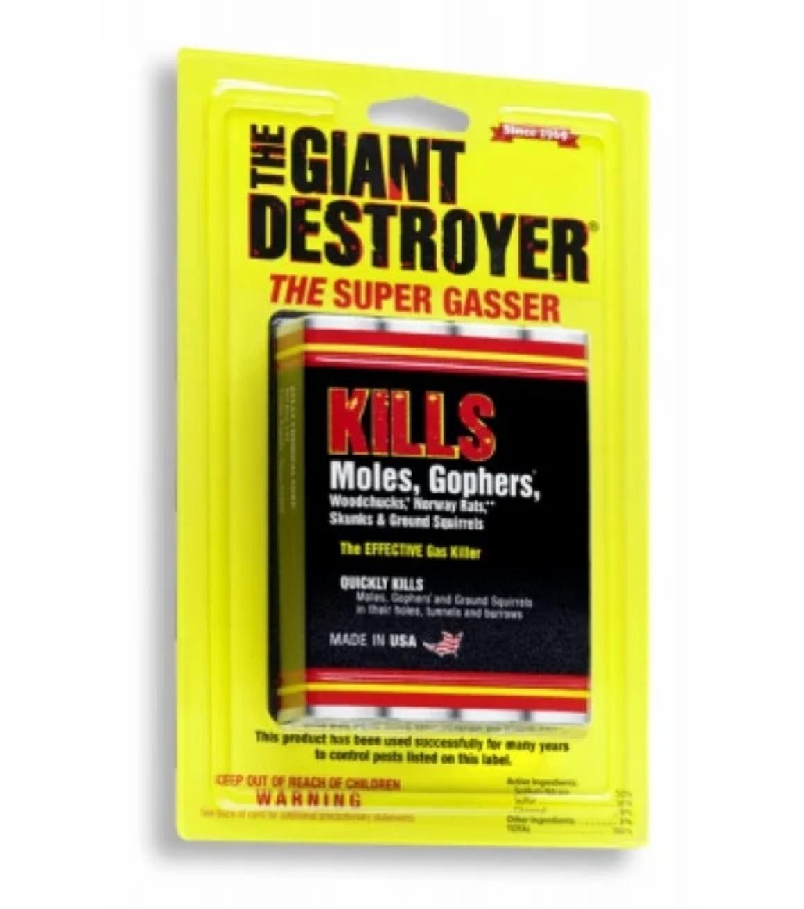 GIANT DESTROYER 4 PK EPA 10551-1