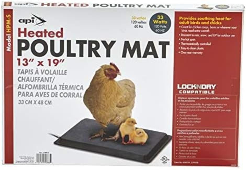 HEATED POULTRY MAT 13X19 box