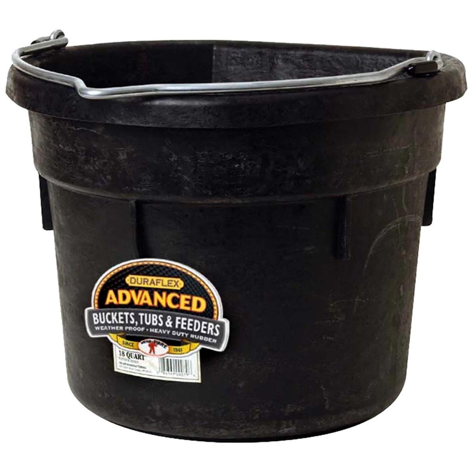 BUCKET RUBBER FLATBACK 18 QT