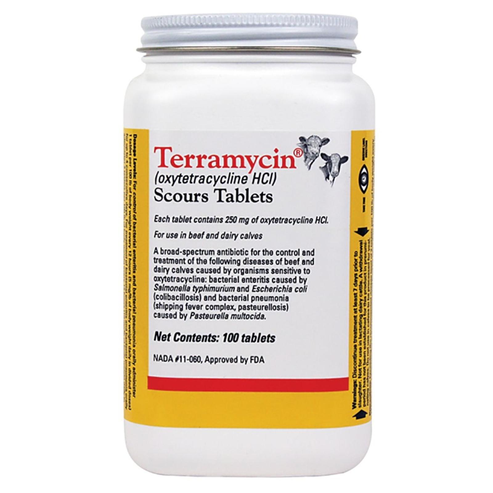 TERRAMYCIN SCOUR TABLETS 100 CT