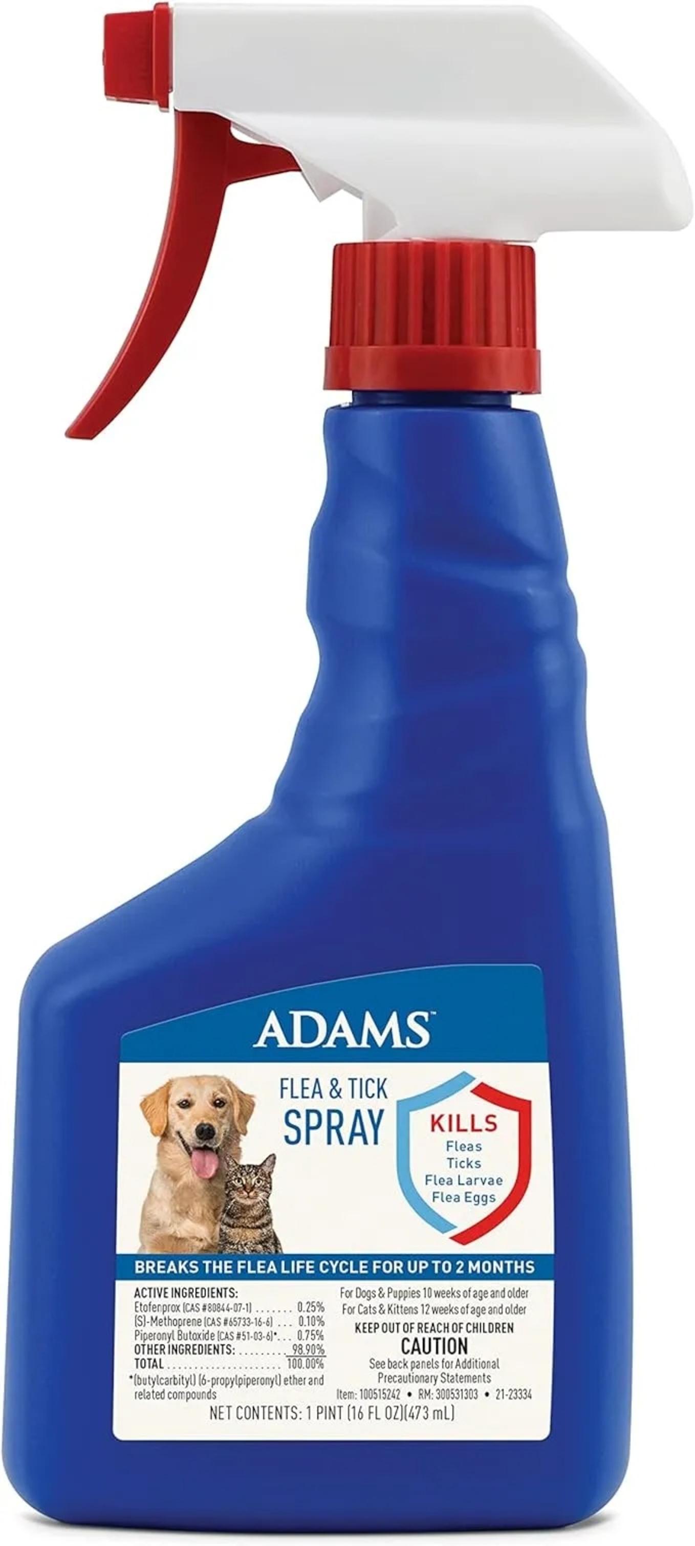 ADAMS FLEA & TICK SPRAY 16 OZ