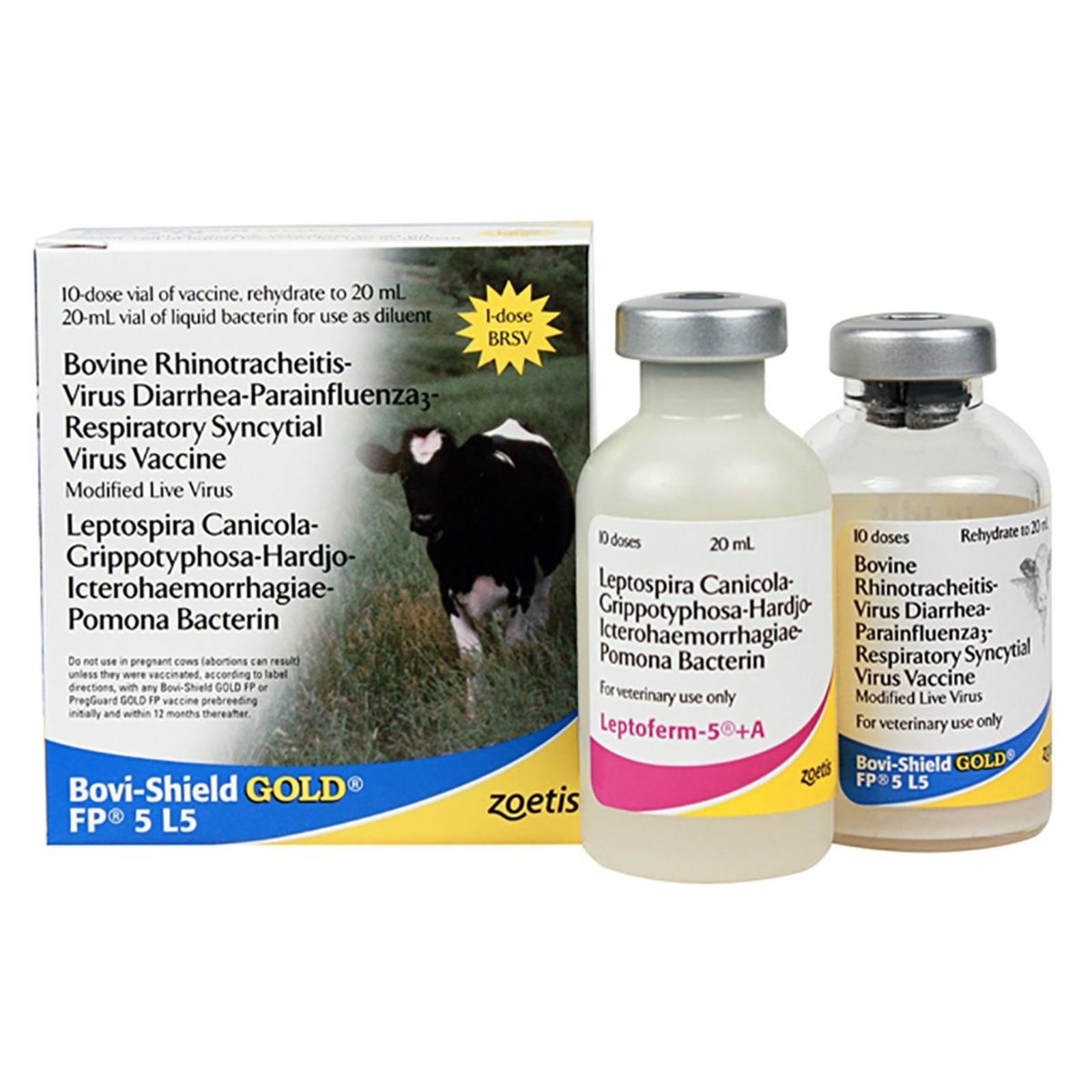 BOVISHIELD GOLD FP 5 L5  10 DOSE