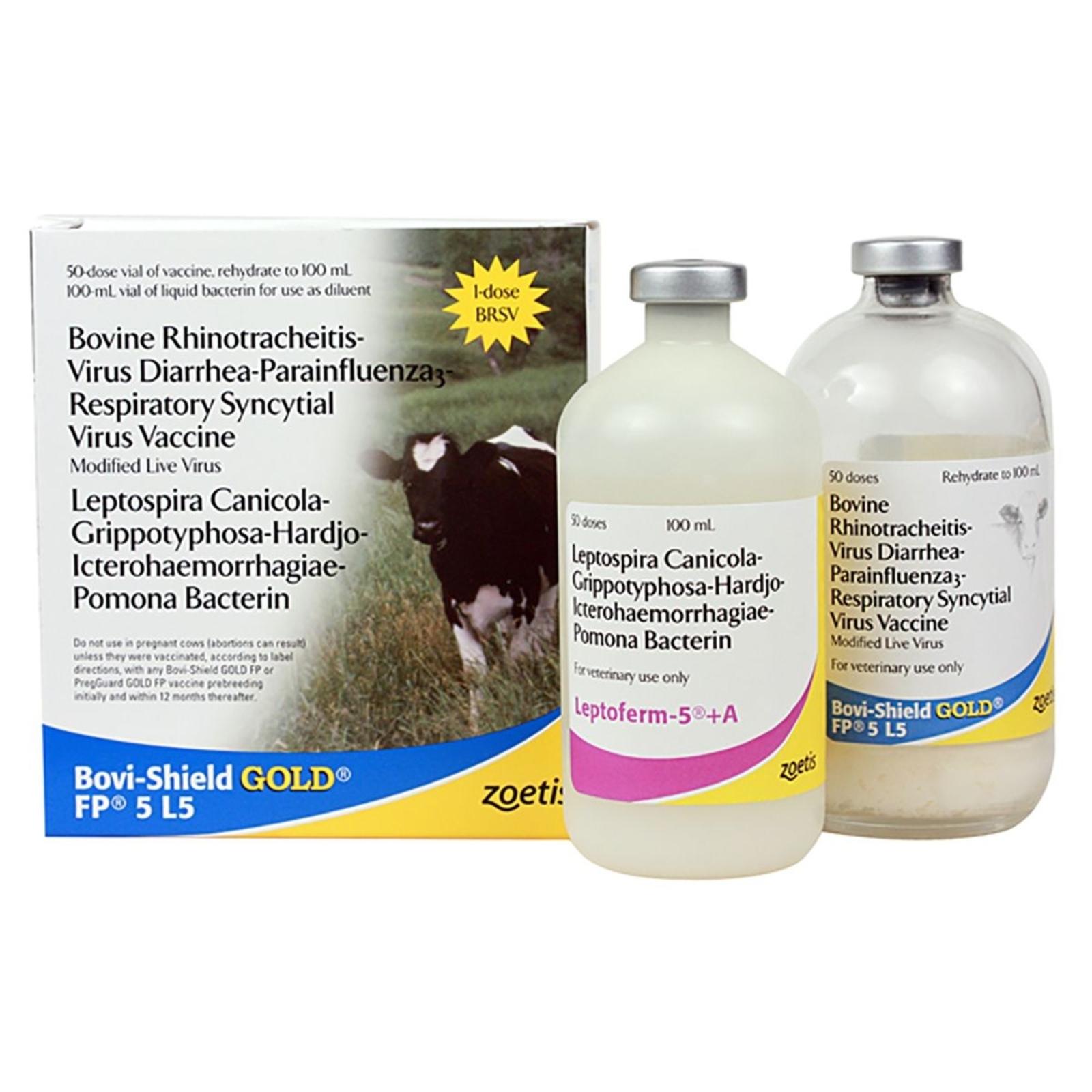 BOVISHIELD GOLD FP 5 L5  50 DOSE