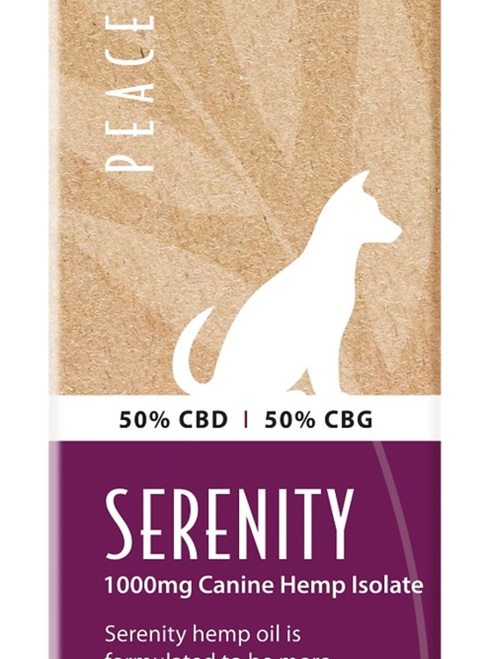 Serenity 1,000 mg (Dog) Packaging