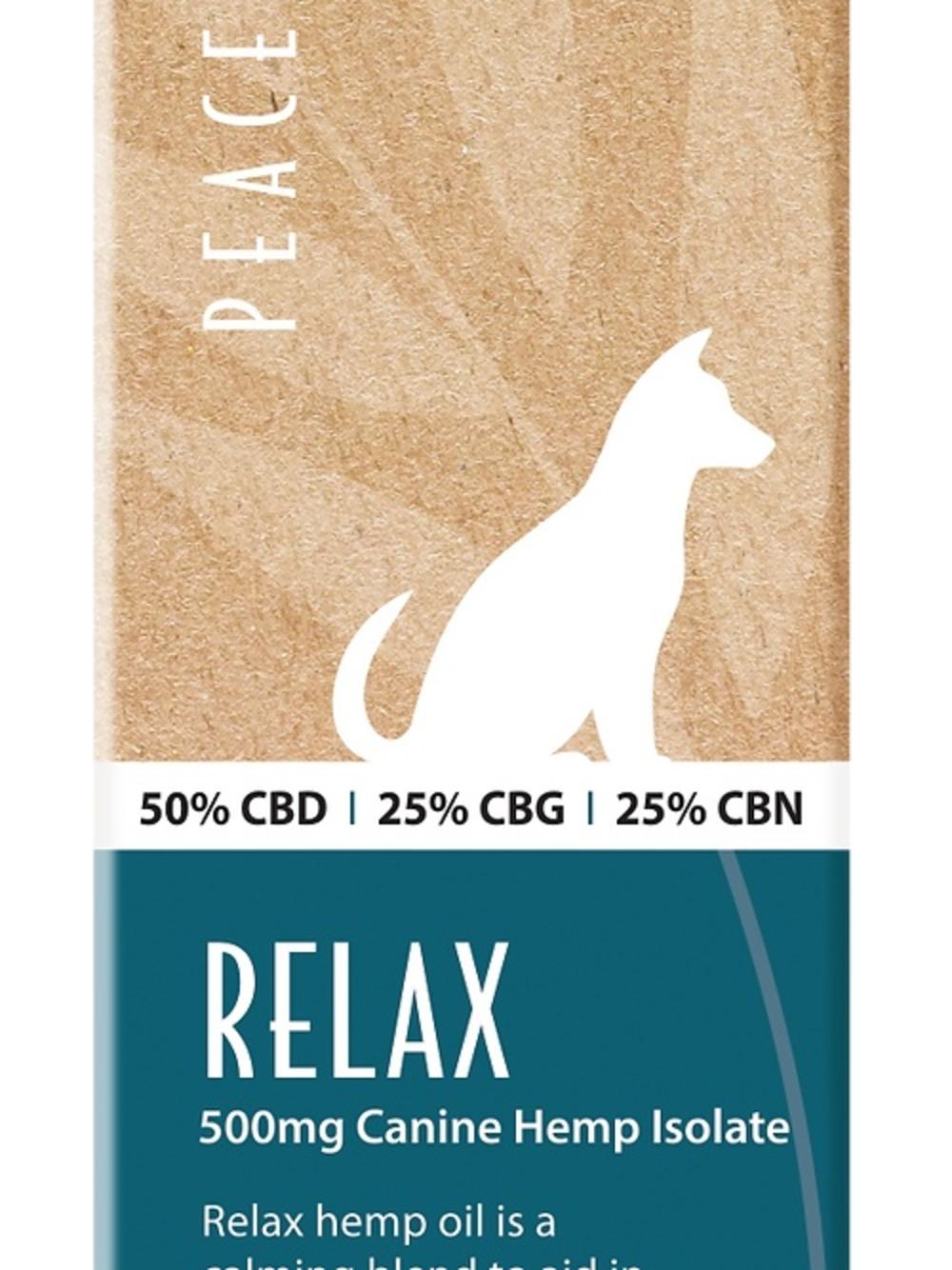 Relax 500 mg (Dog) Packaging