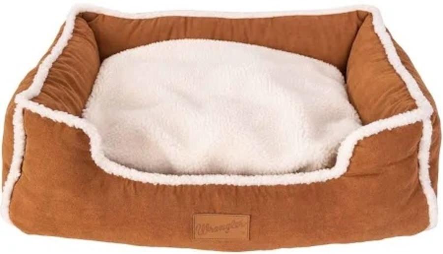 LEXI DOG BED TAN SHERPA