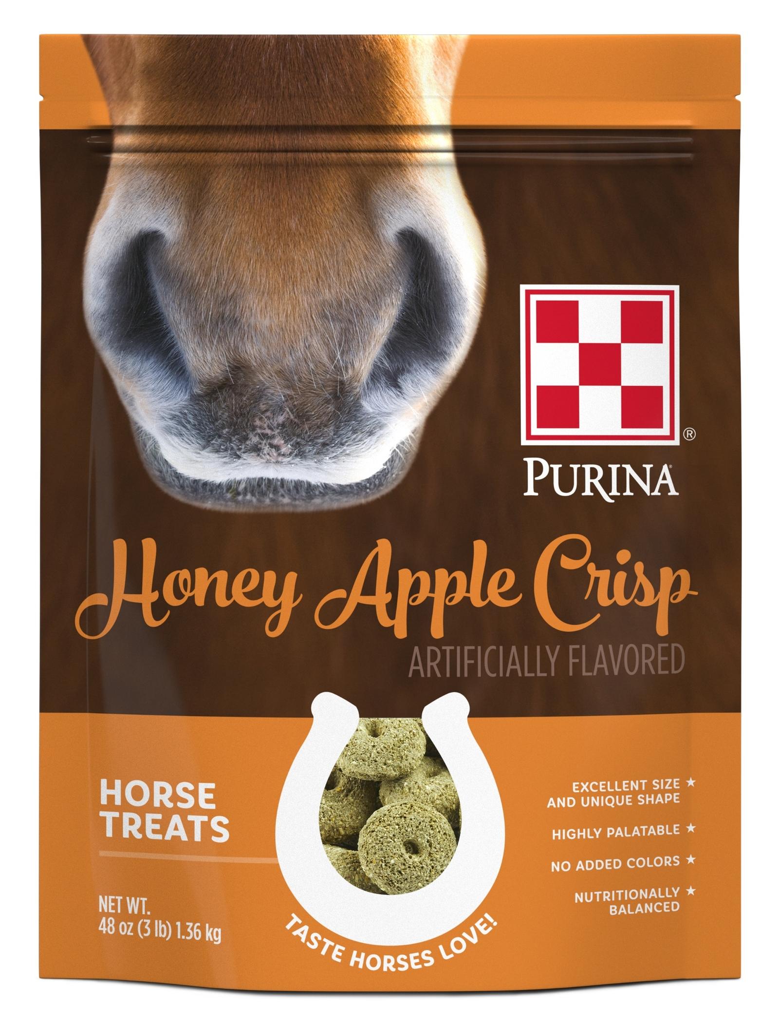 honey apple crisp horse treat